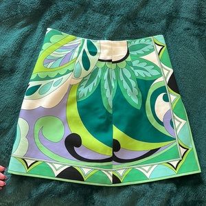 Colorful Zara mini skirt